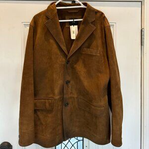 Large Banana Republic Leather Suede Jacket